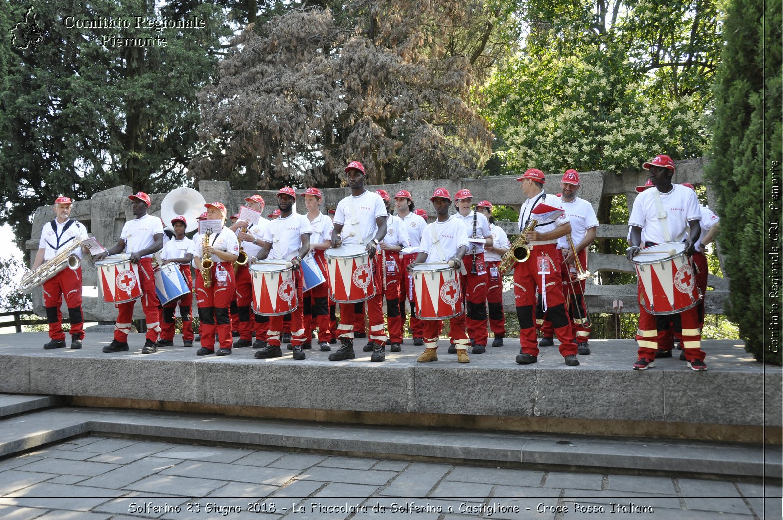 Solferino 23 Giugno 2018 - La Fiaccolata da Solferino a Castiglione - Croce Rossa Italiana- Comitato Regionale del Piemonte