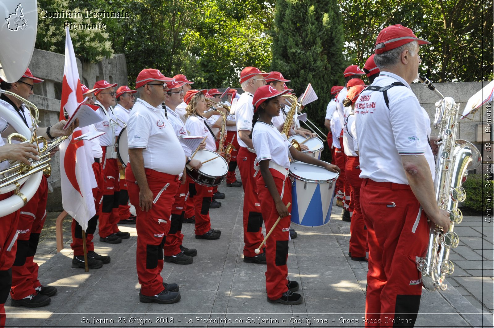 Solferino 23 Giugno 2018 - La Fiaccolata da Solferino a Castiglione - Croce Rossa Italiana- Comitato Regionale del Piemonte