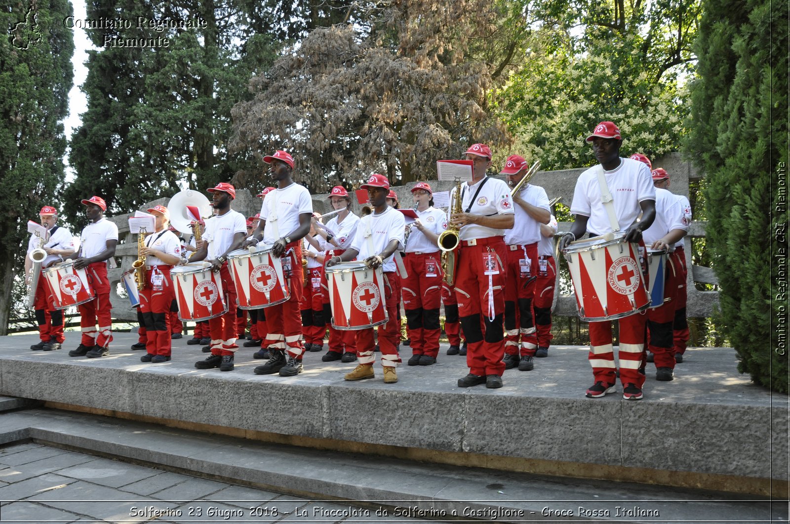 Solferino 23 Giugno 2018 - La Fiaccolata da Solferino a Castiglione - Croce Rossa Italiana- Comitato Regionale del Piemonte