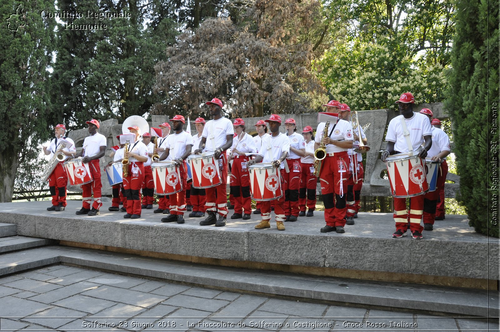 Solferino 23 Giugno 2018 - La Fiaccolata da Solferino a Castiglione - Croce Rossa Italiana- Comitato Regionale del Piemonte