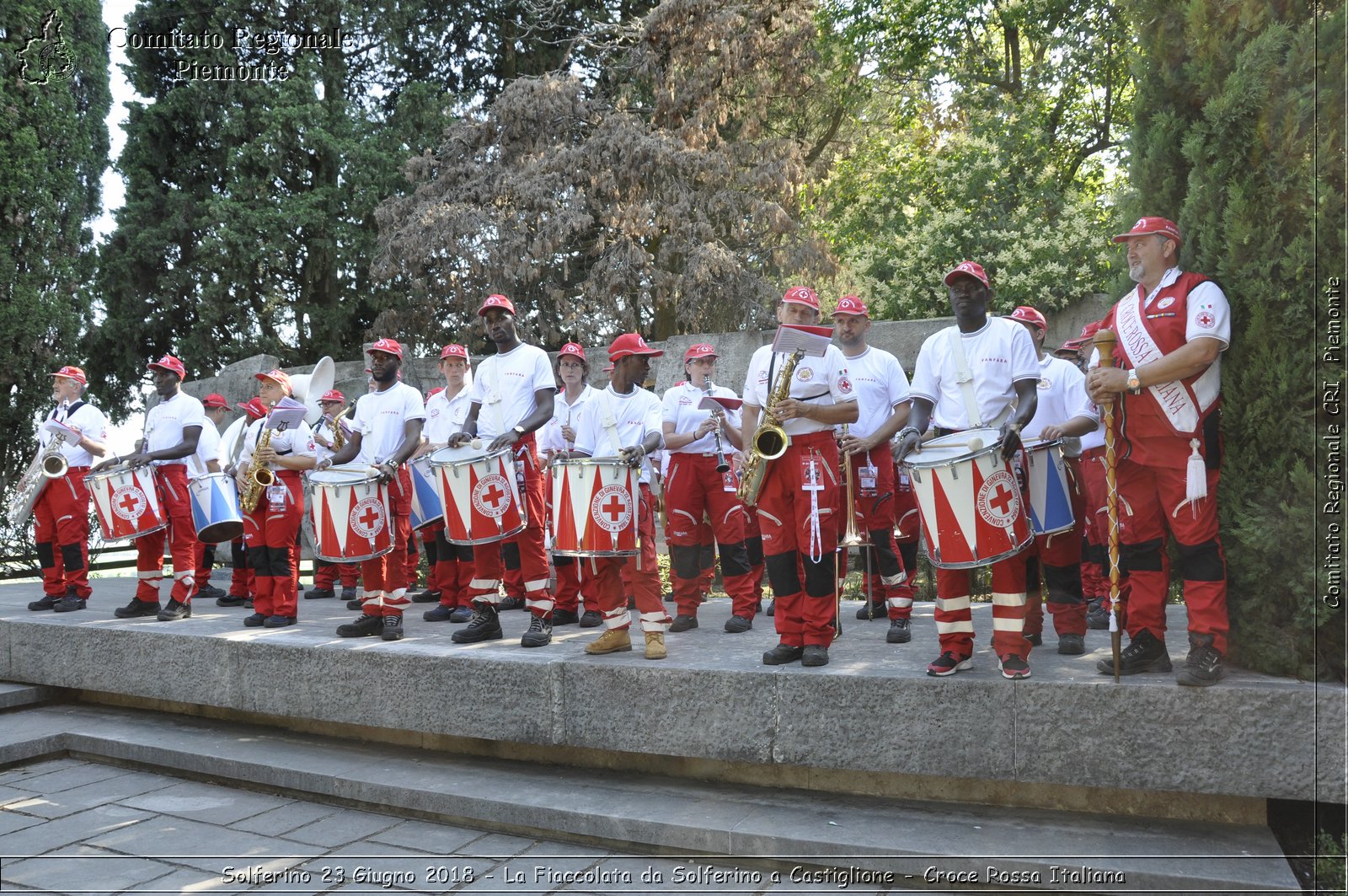 Solferino 23 Giugno 2018 - La Fiaccolata da Solferino a Castiglione - Croce Rossa Italiana- Comitato Regionale del Piemonte