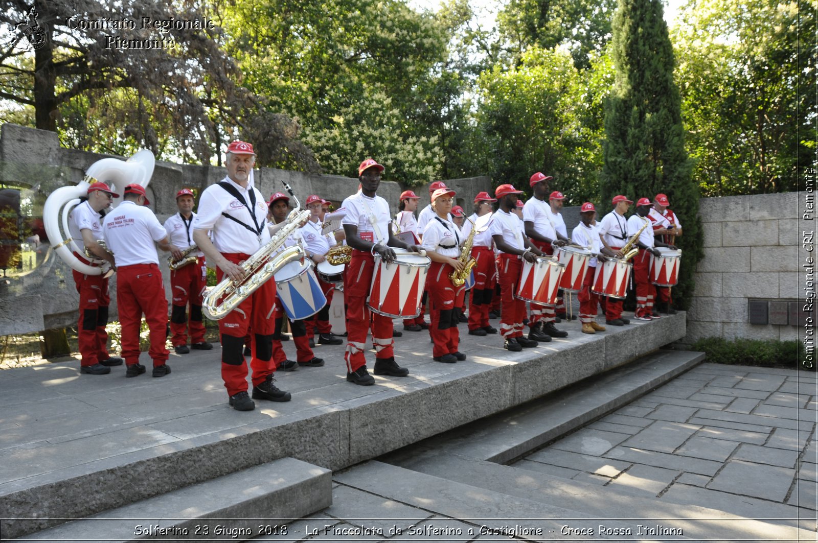 Solferino 23 Giugno 2018 - La Fiaccolata da Solferino a Castiglione - Croce Rossa Italiana- Comitato Regionale del Piemonte