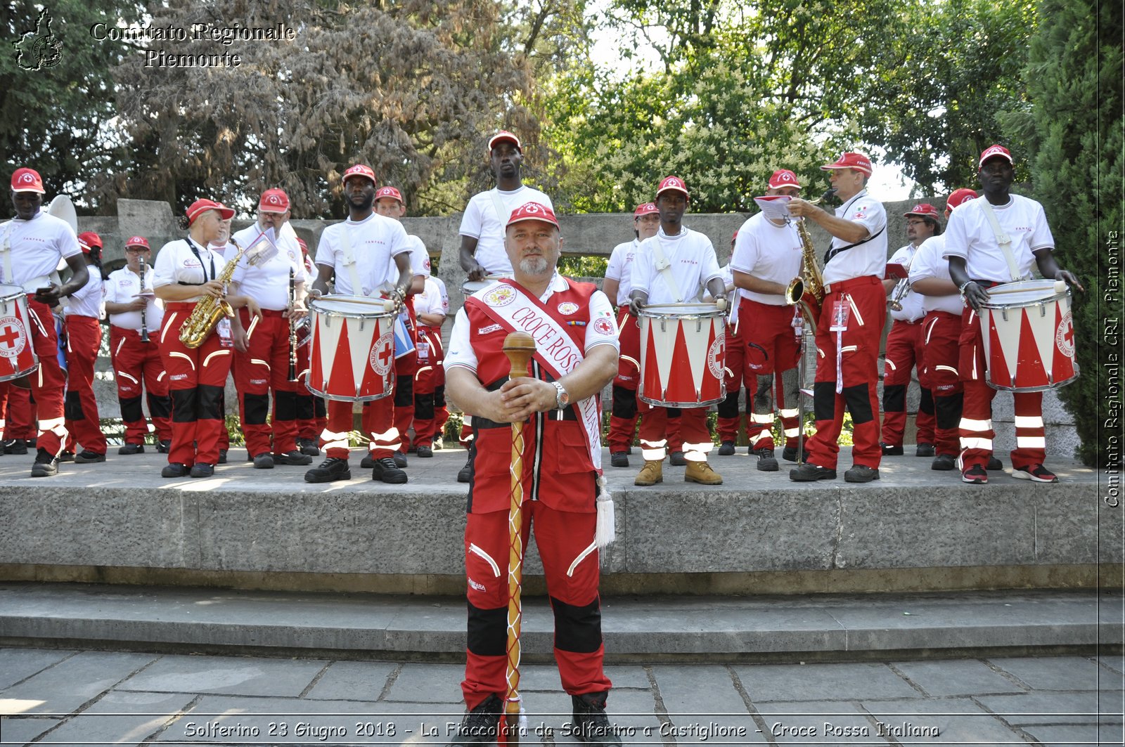 Solferino 23 Giugno 2018 - La Fiaccolata da Solferino a Castiglione - Croce Rossa Italiana- Comitato Regionale del Piemonte