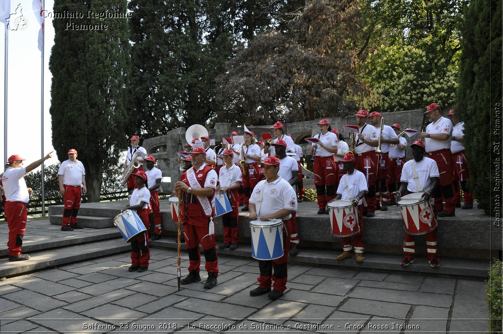 Solferino 23 Giugno 2018 - La Fiaccolata da Solferino a Castiglione - Croce Rossa Italiana- Comitato Regionale del Piemonte