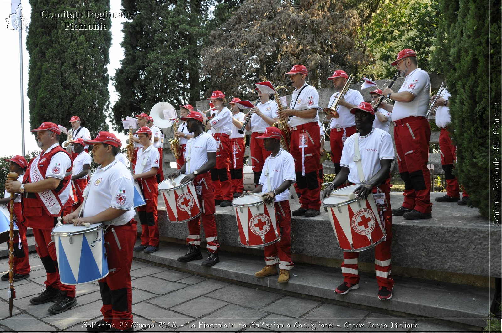 Solferino 23 Giugno 2018 - La Fiaccolata da Solferino a Castiglione - Croce Rossa Italiana- Comitato Regionale del Piemonte