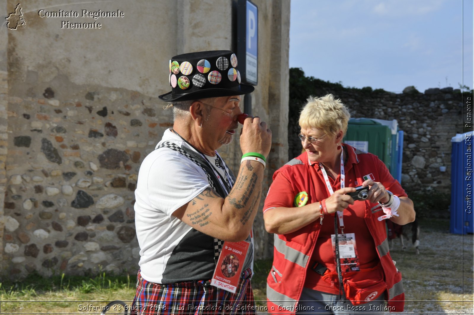 Solferino 23 Giugno 2018 - La Fiaccolata da Solferino a Castiglione - Croce Rossa Italiana- Comitato Regionale del Piemonte