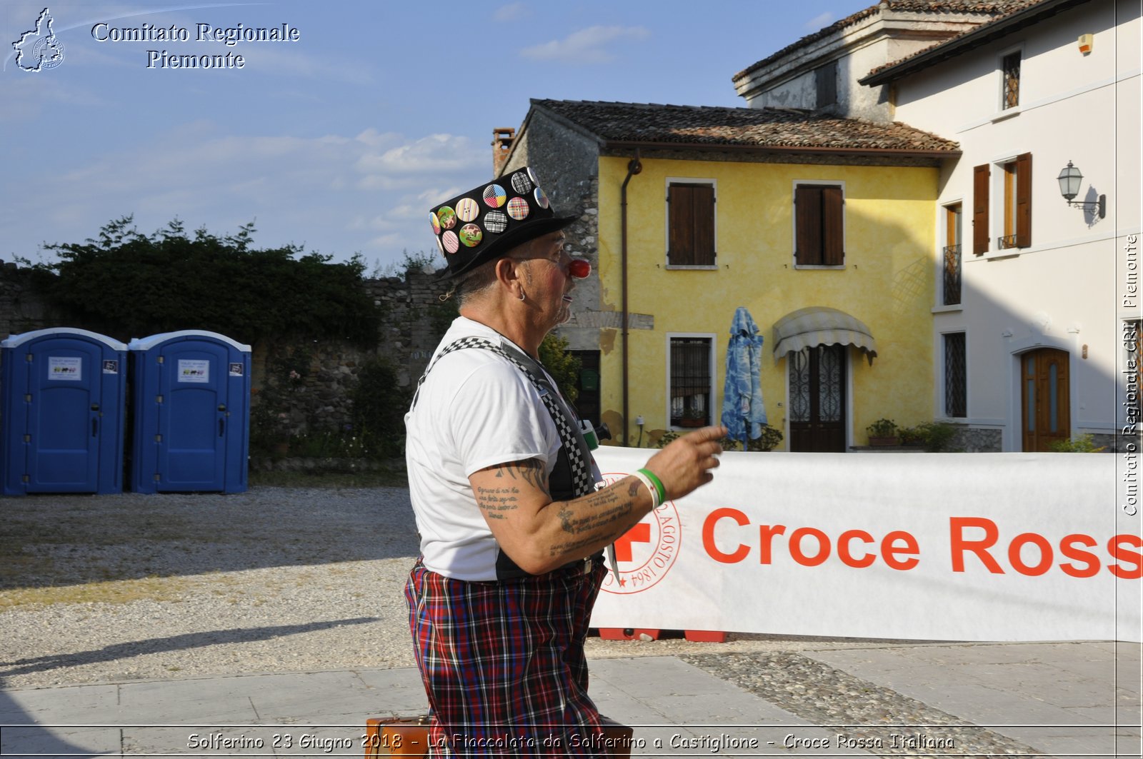 Solferino 23 Giugno 2018 - La Fiaccolata da Solferino a Castiglione - Croce Rossa Italiana- Comitato Regionale del Piemonte