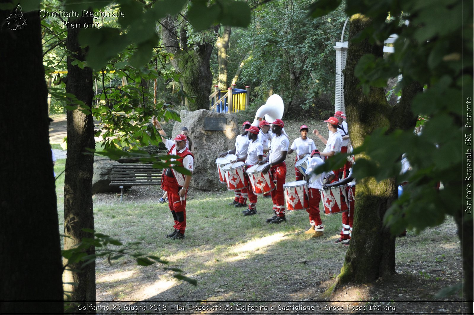 Solferino 23 Giugno 2018 - La Fiaccolata da Solferino a Castiglione - Croce Rossa Italiana- Comitato Regionale del Piemonte