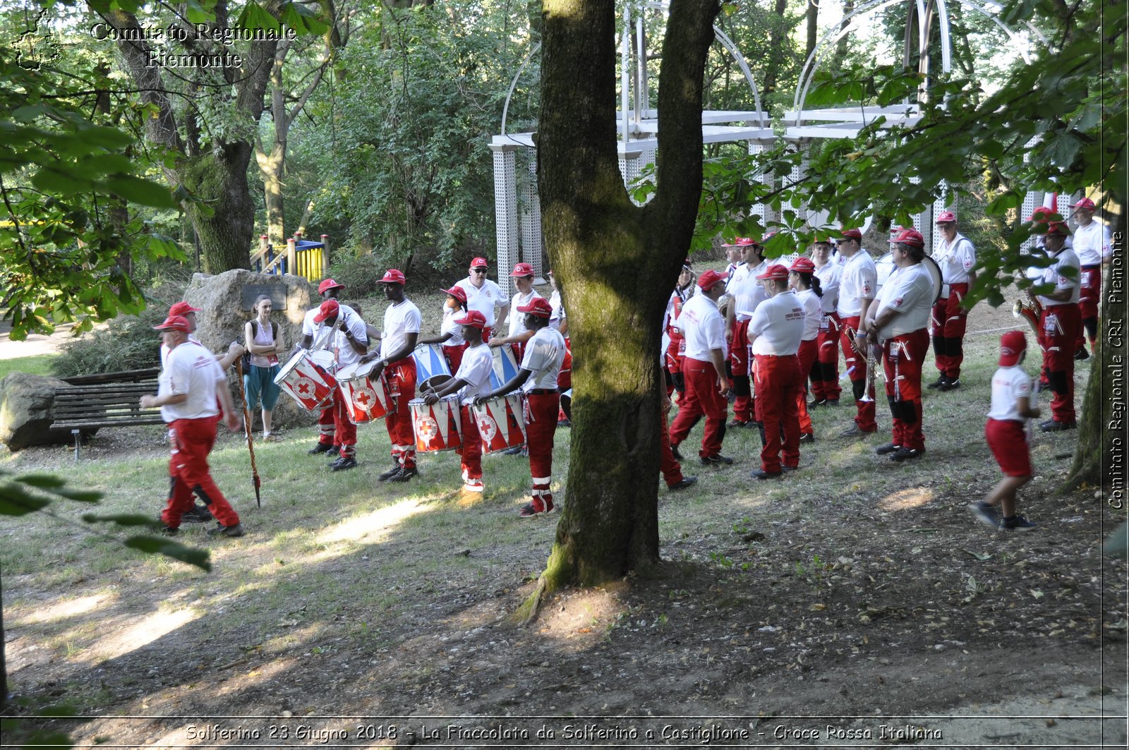 Solferino 23 Giugno 2018 - La Fiaccolata da Solferino a Castiglione - Croce Rossa Italiana- Comitato Regionale del Piemonte