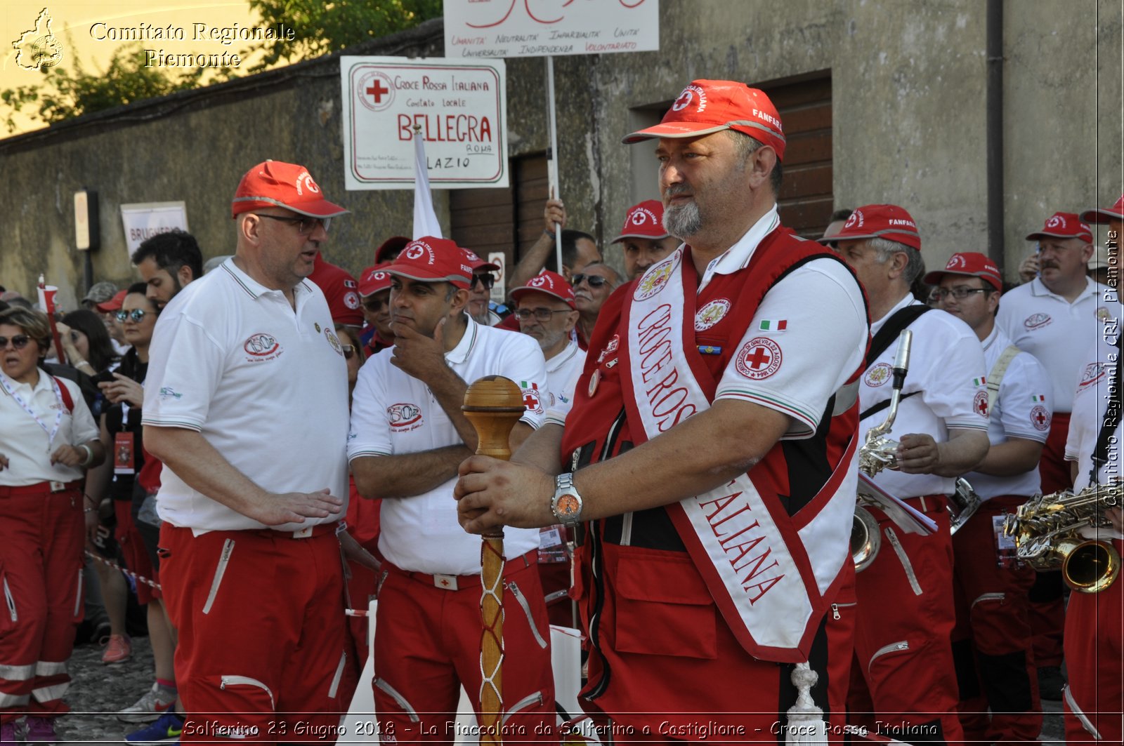 Solferino 23 Giugno 2018 - La Fiaccolata da Solferino a Castiglione - Croce Rossa Italiana- Comitato Regionale del Piemonte