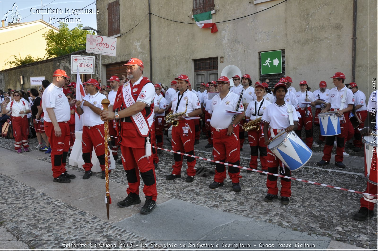 Solferino 23 Giugno 2018 - La Fiaccolata da Solferino a Castiglione - Croce Rossa Italiana- Comitato Regionale del Piemonte