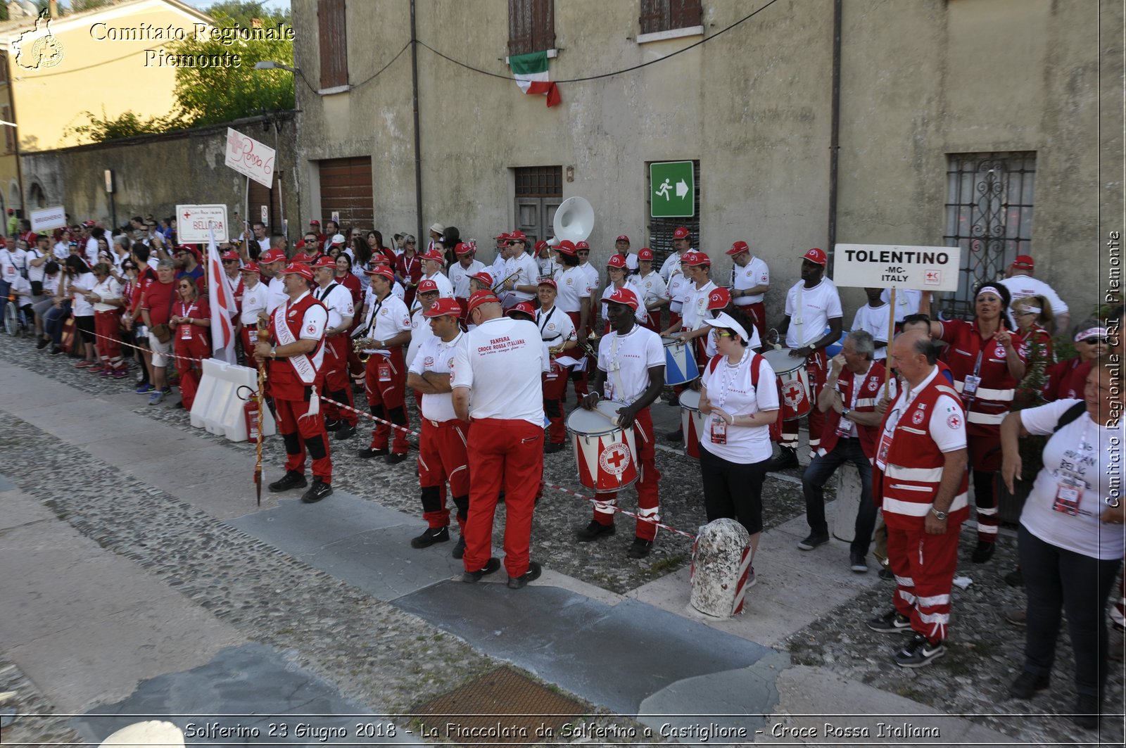 Solferino 23 Giugno 2018 - La Fiaccolata da Solferino a Castiglione - Croce Rossa Italiana- Comitato Regionale del Piemonte