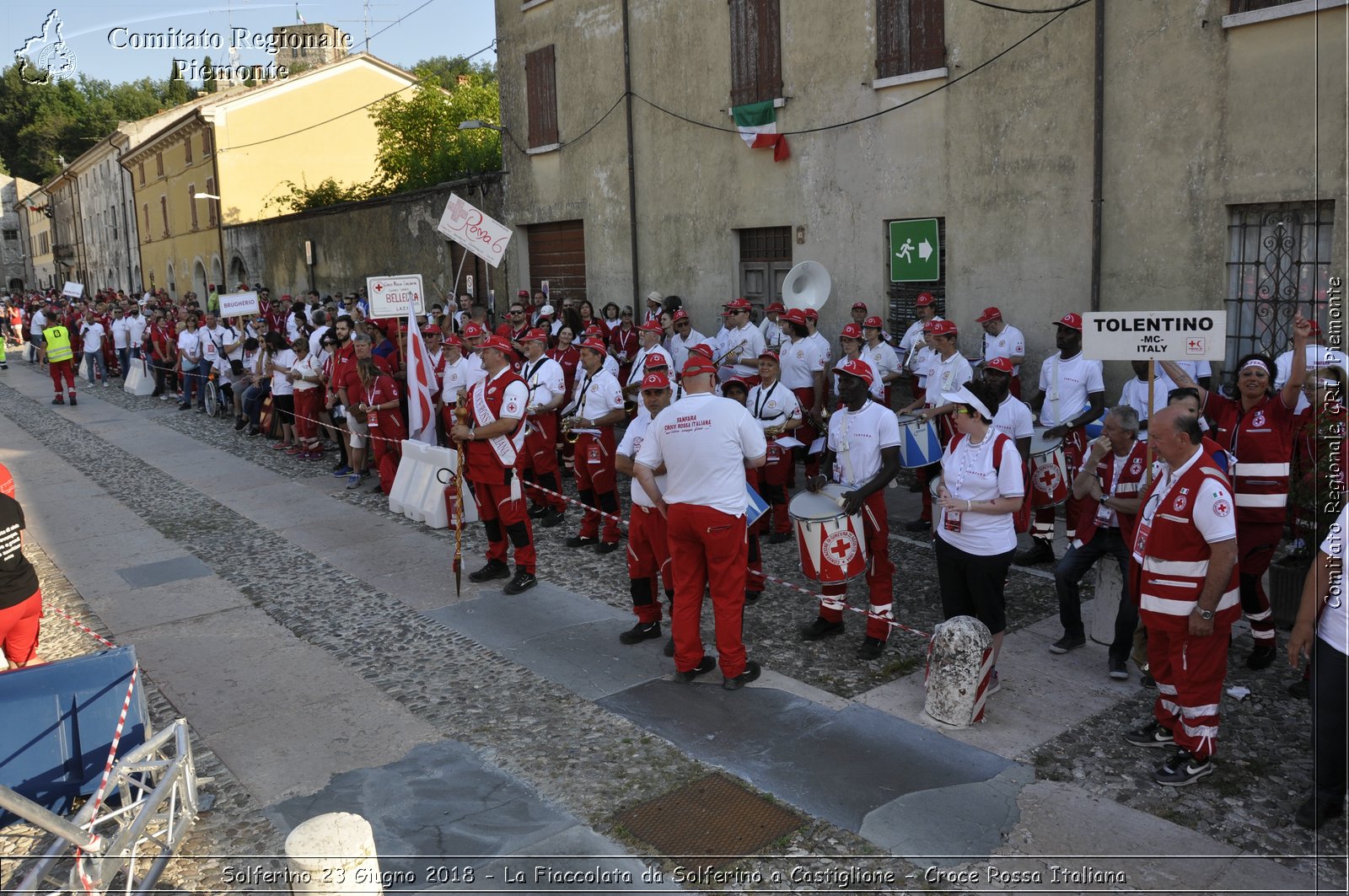 Solferino 23 Giugno 2018 - La Fiaccolata da Solferino a Castiglione - Croce Rossa Italiana- Comitato Regionale del Piemonte