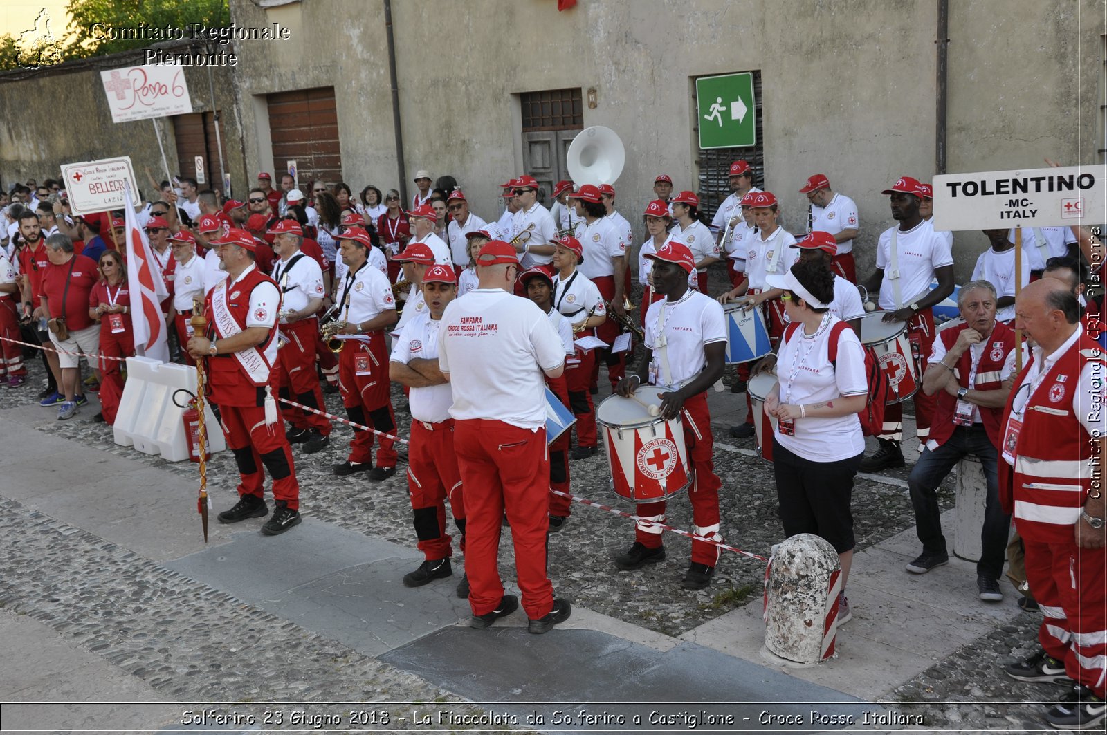 Solferino 23 Giugno 2018 - La Fiaccolata da Solferino a Castiglione - Croce Rossa Italiana- Comitato Regionale del Piemonte