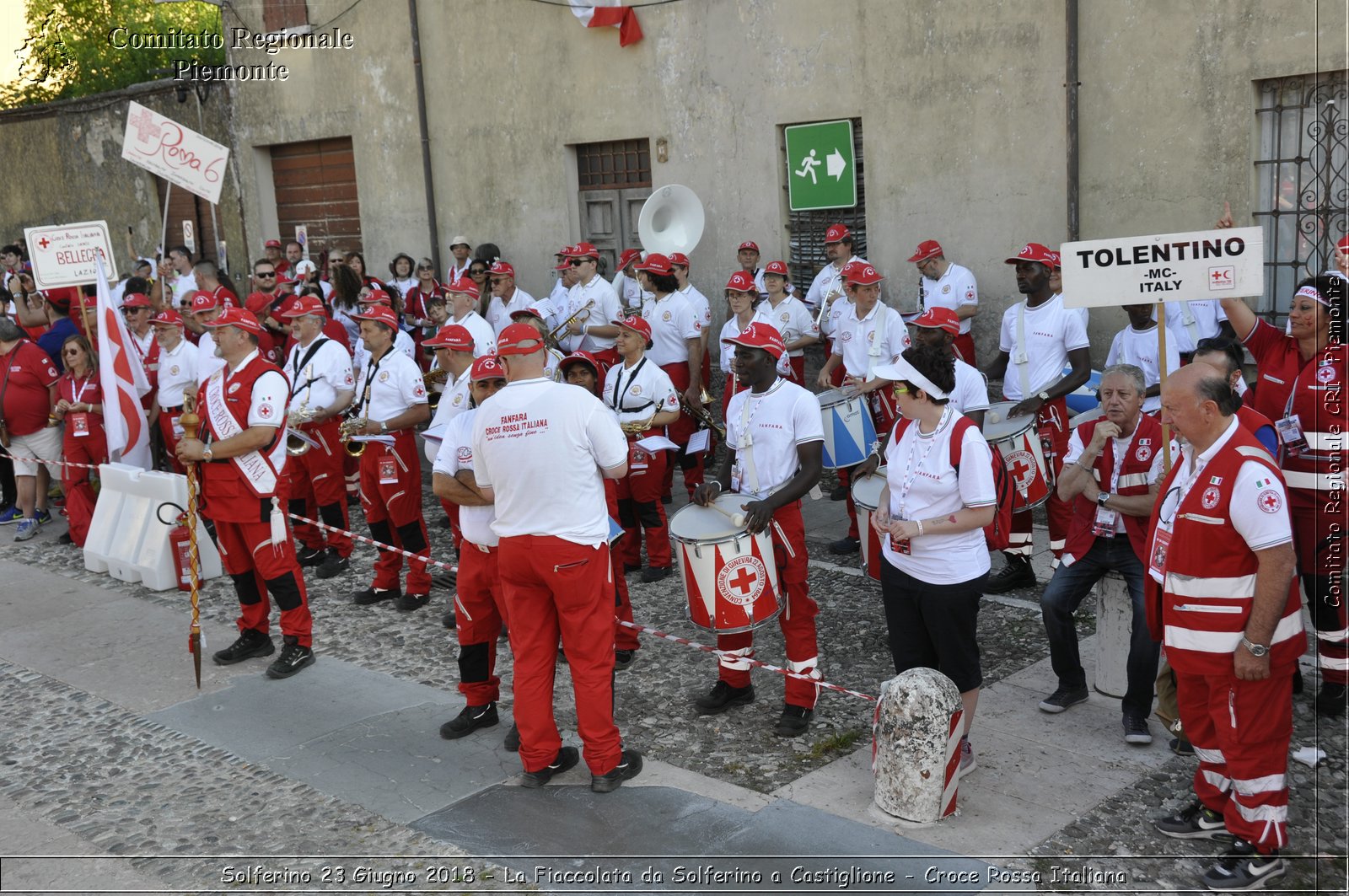 Solferino 23 Giugno 2018 - La Fiaccolata da Solferino a Castiglione - Croce Rossa Italiana- Comitato Regionale del Piemonte