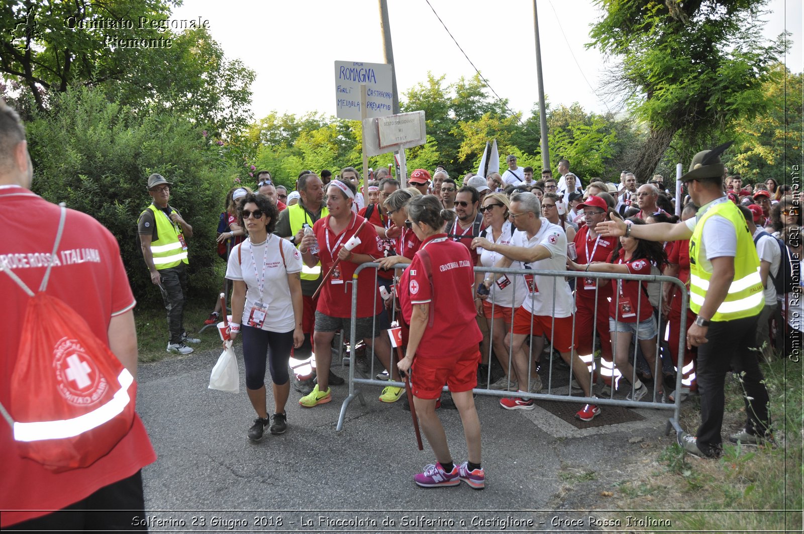 Solferino 23 Giugno 2018 - La Fiaccolata da Solferino a Castiglione - Croce Rossa Italiana- Comitato Regionale del Piemonte