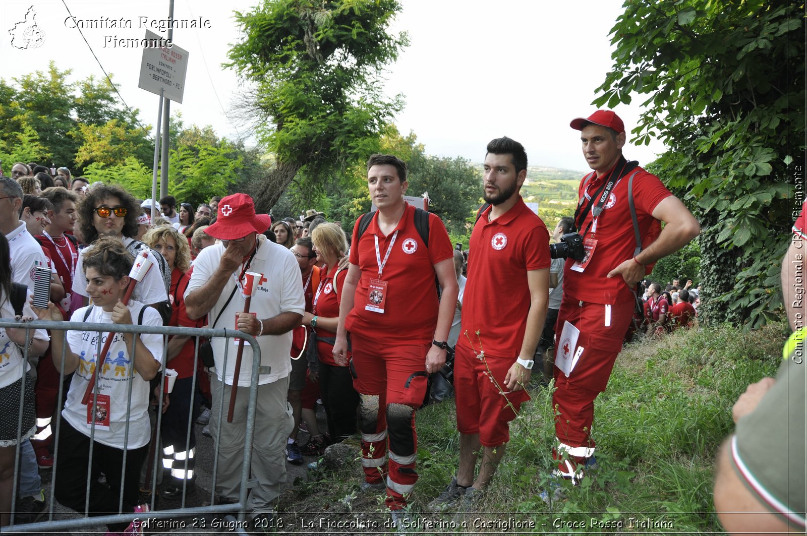 Solferino 23 Giugno 2018 - La Fiaccolata da Solferino a Castiglione - Croce Rossa Italiana- Comitato Regionale del Piemonte