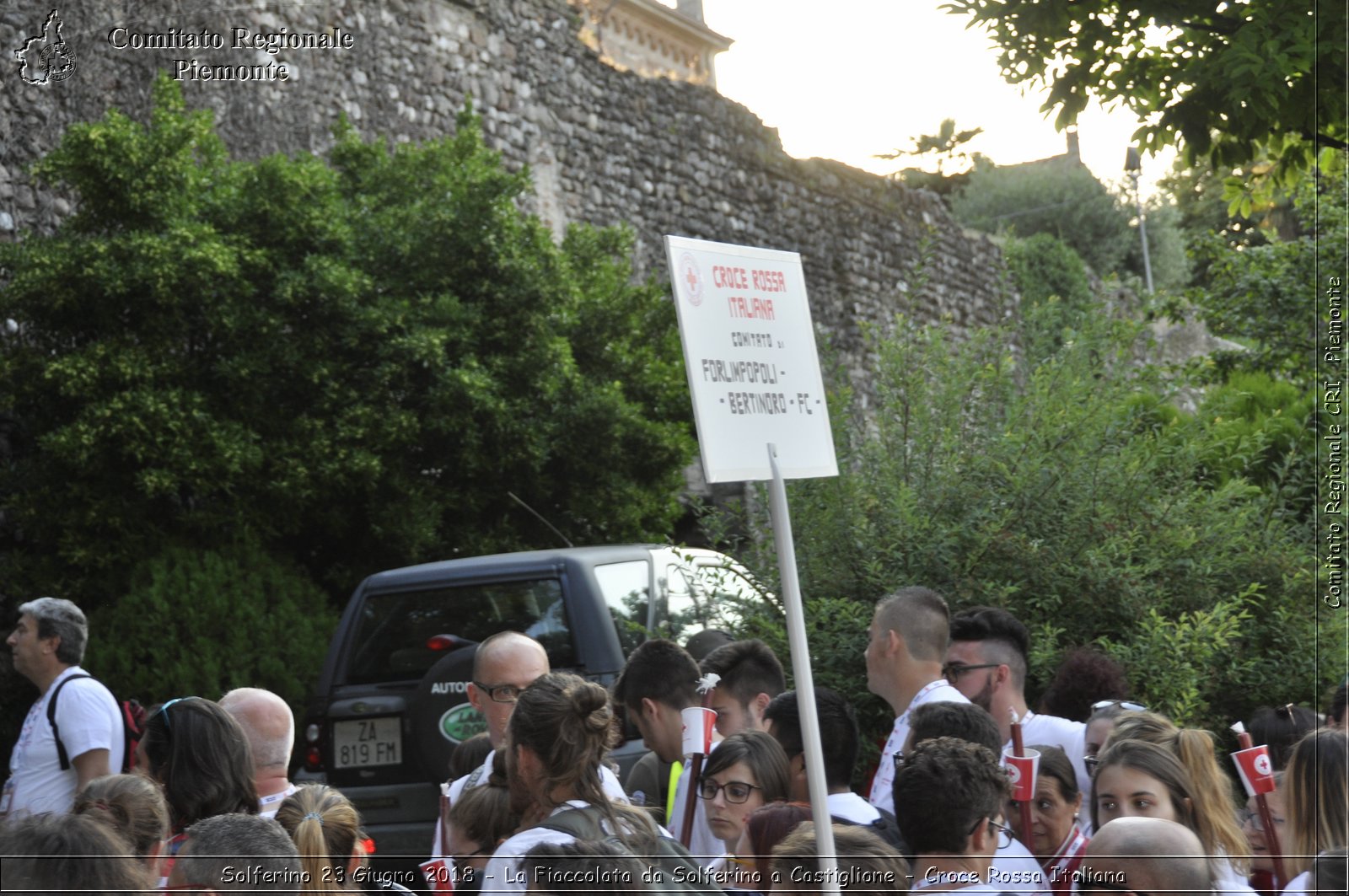 Solferino 23 Giugno 2018 - La Fiaccolata da Solferino a Castiglione - Croce Rossa Italiana- Comitato Regionale del Piemonte