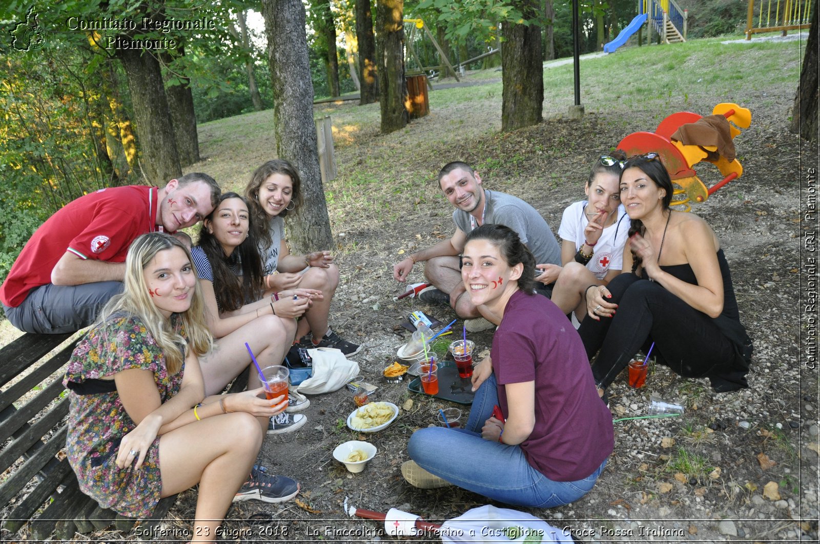 Solferino 23 Giugno 2018 - La Fiaccolata da Solferino a Castiglione - Croce Rossa Italiana- Comitato Regionale del Piemonte