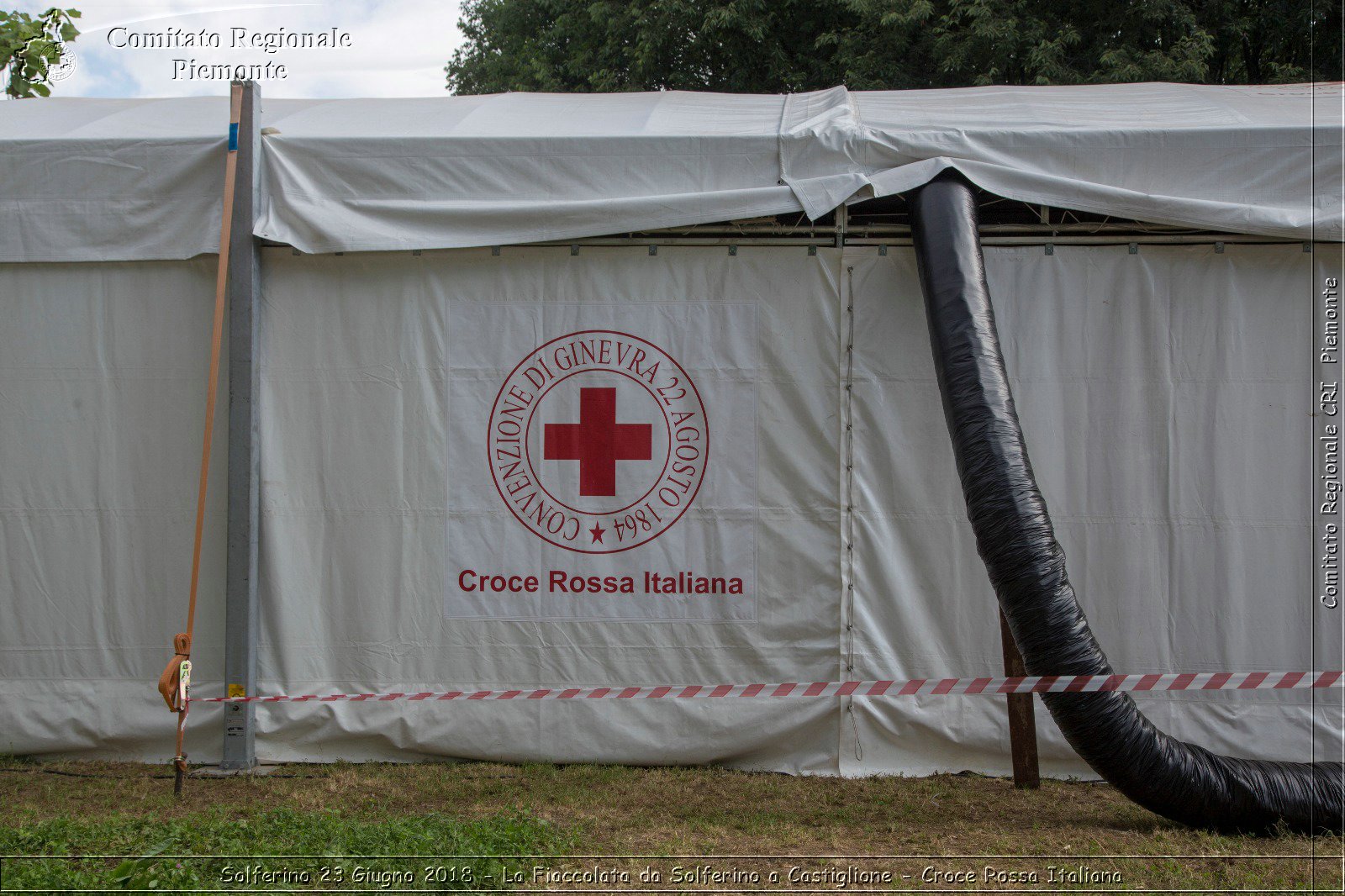 Solferino 23 Giugno 2018 - La Fiaccolata da Solferino a Castiglione - Croce Rossa Italiana- Comitato Regionale del Piemonte