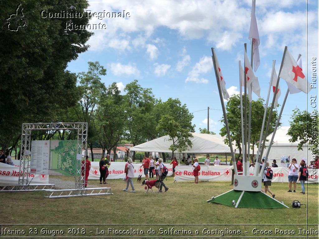 Solferino 23 Giugno 2018 - La Fiaccolata da Solferino a Castiglione - Croce Rossa Italiana- Comitato Regionale del Piemonte