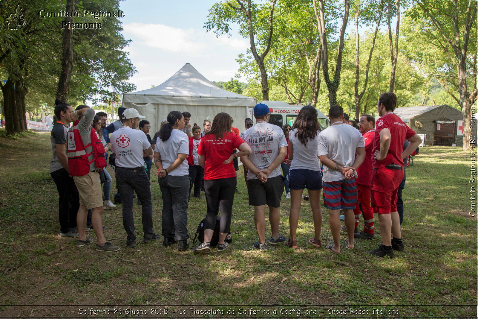 Solferino 23 Giugno 2018 - La Fiaccolata da Solferino a Castiglione - Croce Rossa Italiana- Comitato Regionale del Piemonte