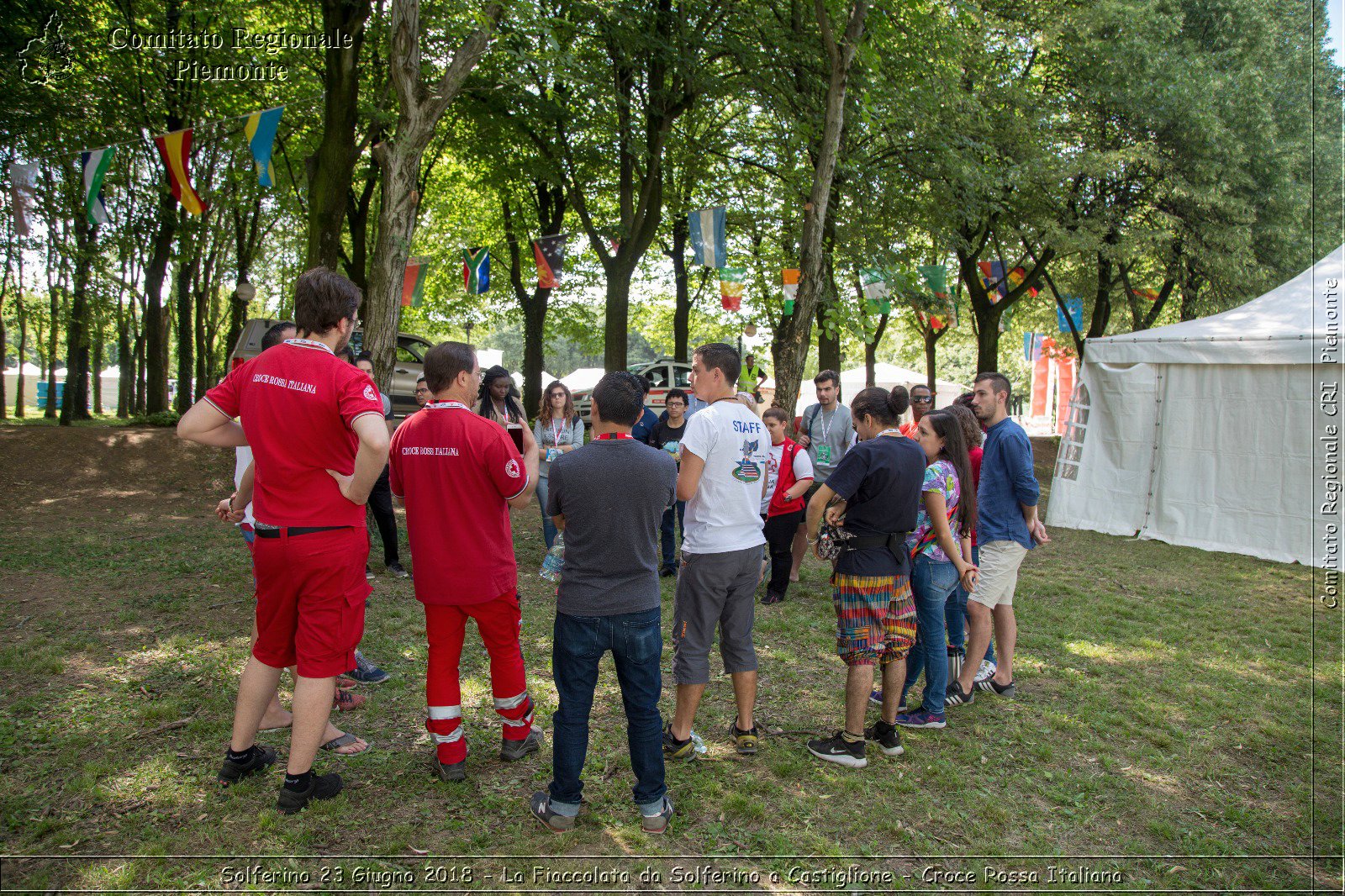 Solferino 23 Giugno 2018 - La Fiaccolata da Solferino a Castiglione - Croce Rossa Italiana- Comitato Regionale del Piemonte