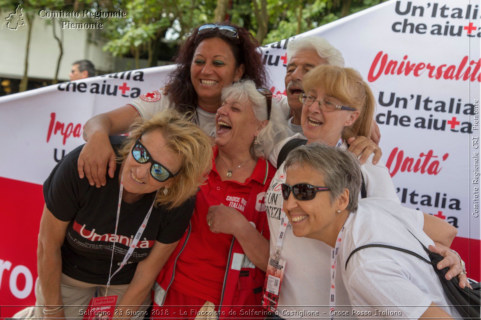 Solferino 23 Giugno 2018 - La Fiaccolata da Solferino a Castiglione - Croce Rossa Italiana- Comitato Regionale del Piemonte