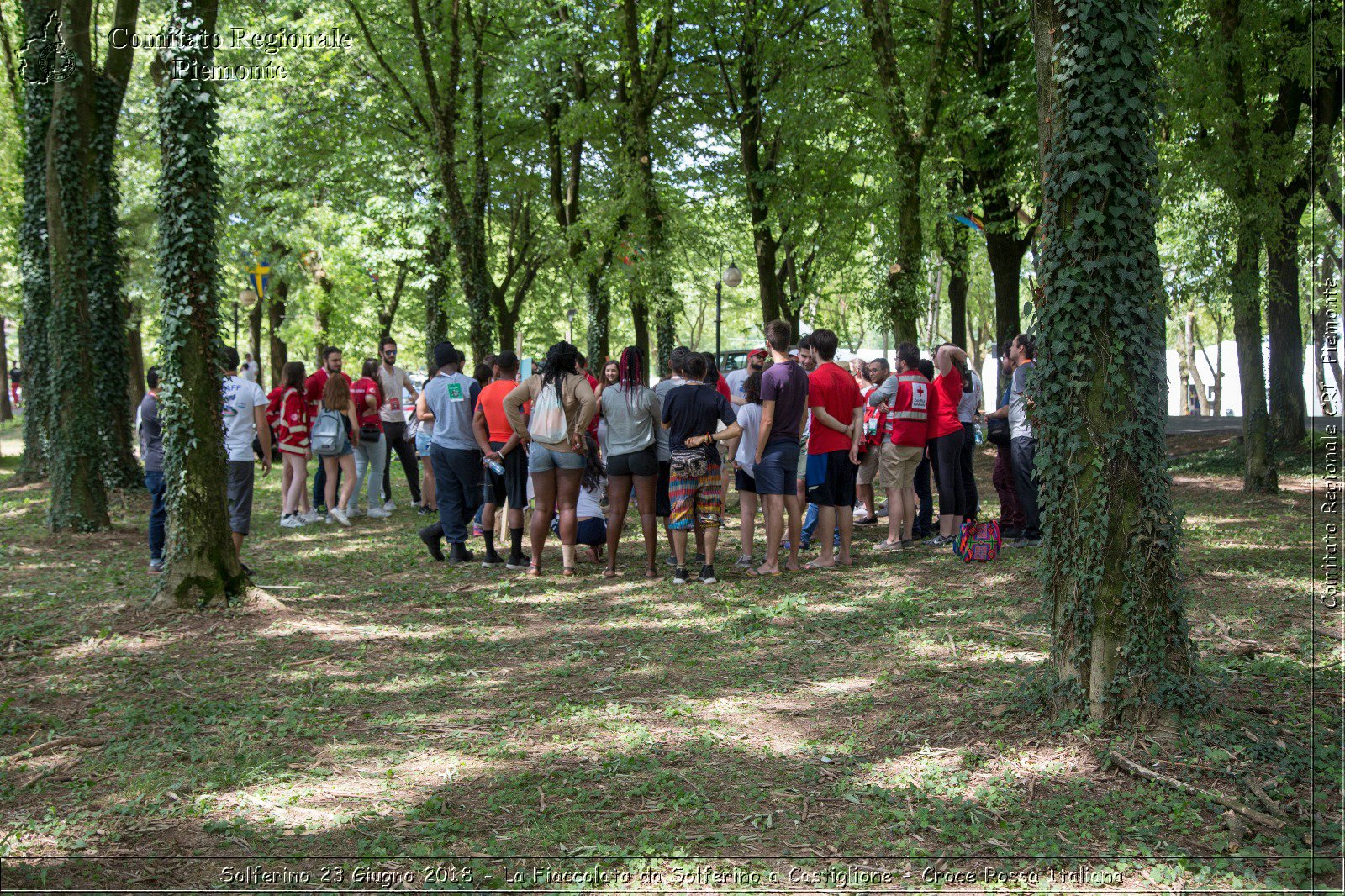 Solferino 23 Giugno 2018 - La Fiaccolata da Solferino a Castiglione - Croce Rossa Italiana- Comitato Regionale del Piemonte