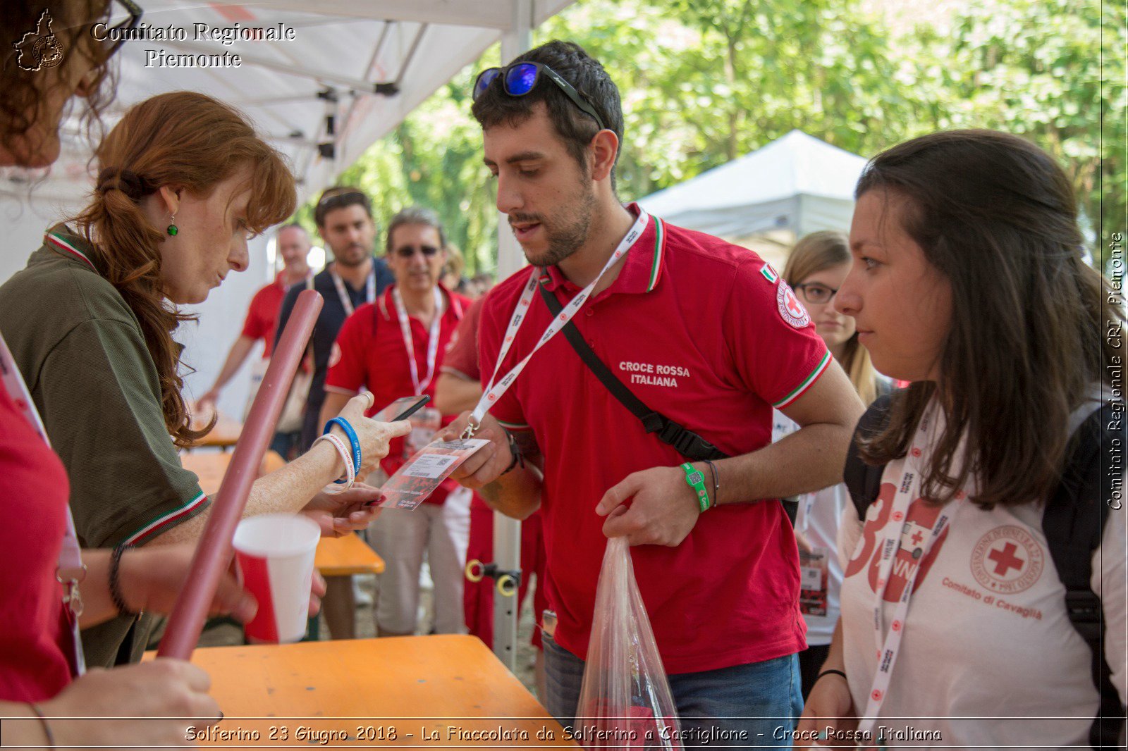 Solferino 23 Giugno 2018 - La Fiaccolata da Solferino a Castiglione - Croce Rossa Italiana- Comitato Regionale del Piemonte