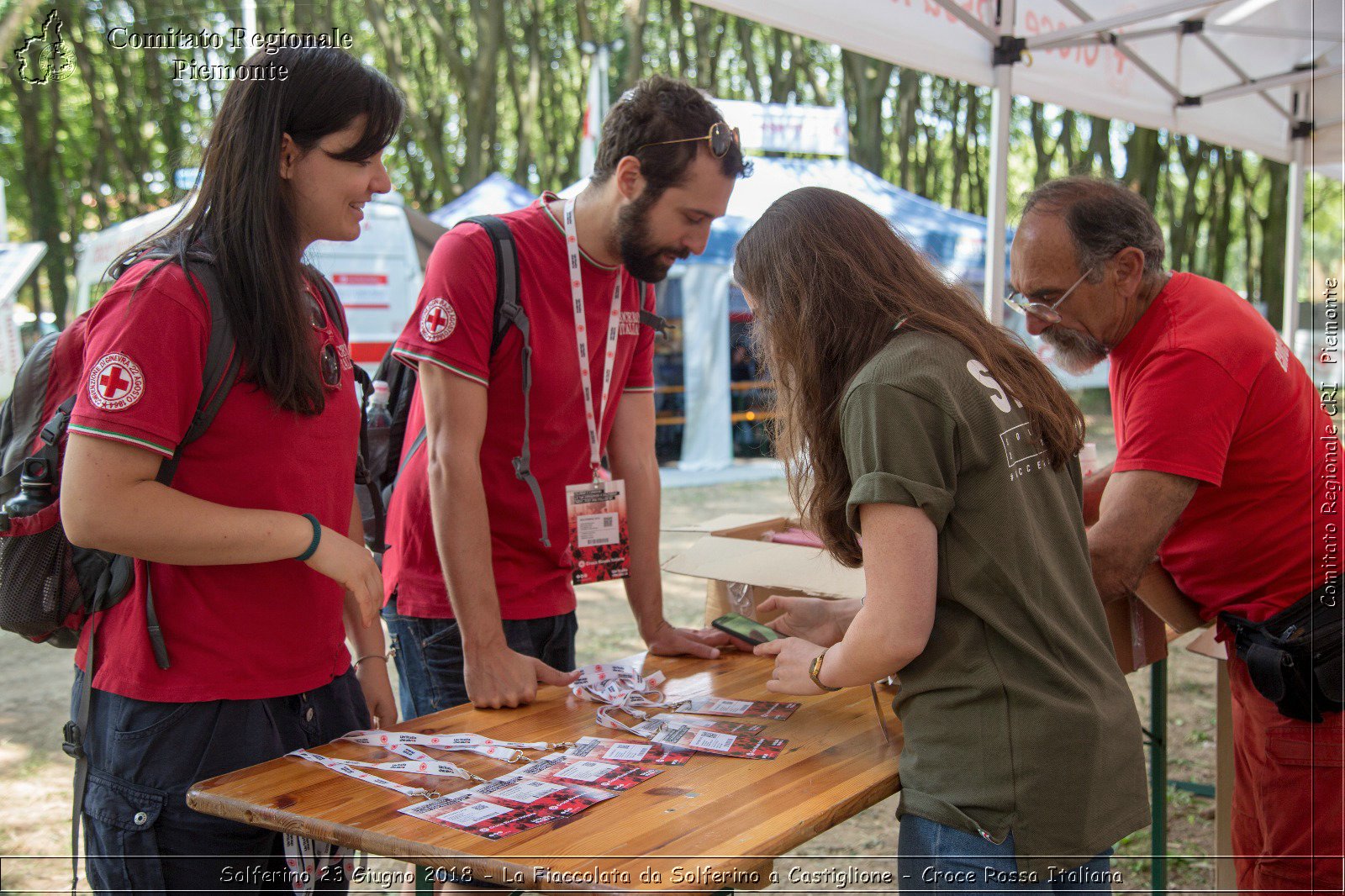 Solferino 23 Giugno 2018 - La Fiaccolata da Solferino a Castiglione - Croce Rossa Italiana- Comitato Regionale del Piemonte