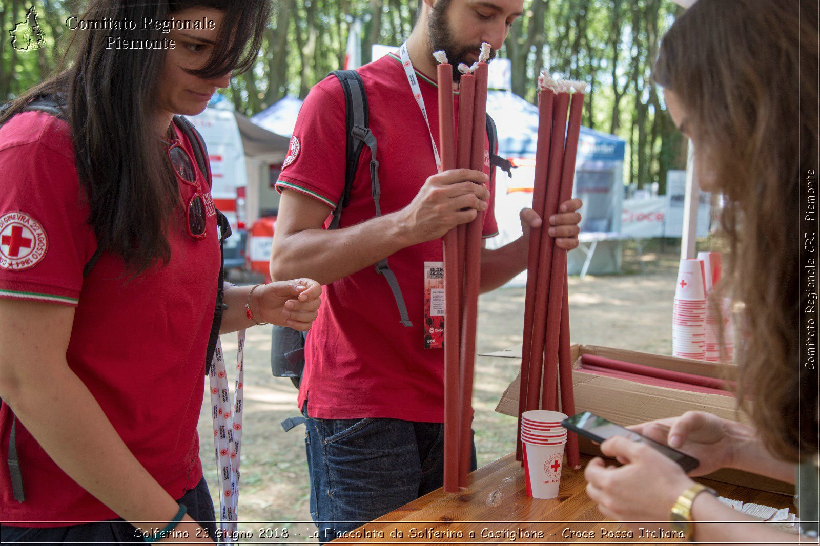 Solferino 23 Giugno 2018 - La Fiaccolata da Solferino a Castiglione - Croce Rossa Italiana- Comitato Regionale del Piemonte