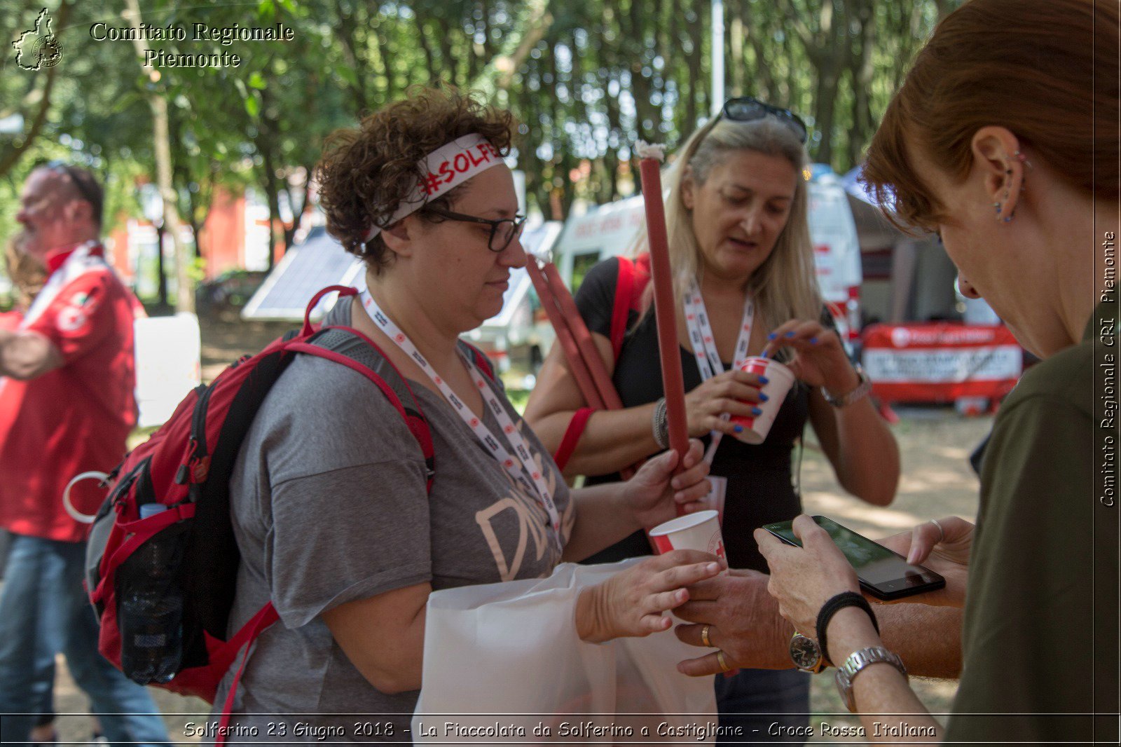 Solferino 23 Giugno 2018 - La Fiaccolata da Solferino a Castiglione - Croce Rossa Italiana- Comitato Regionale del Piemonte