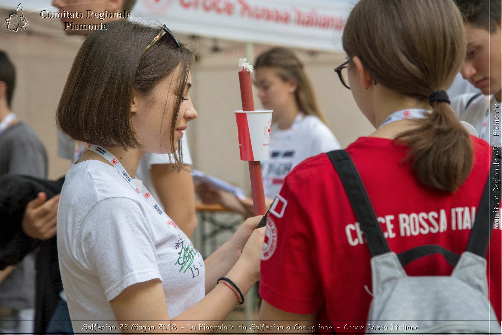 Solferino 23 Giugno 2018 - La Fiaccolata da Solferino a Castiglione - Croce Rossa Italiana- Comitato Regionale del Piemonte