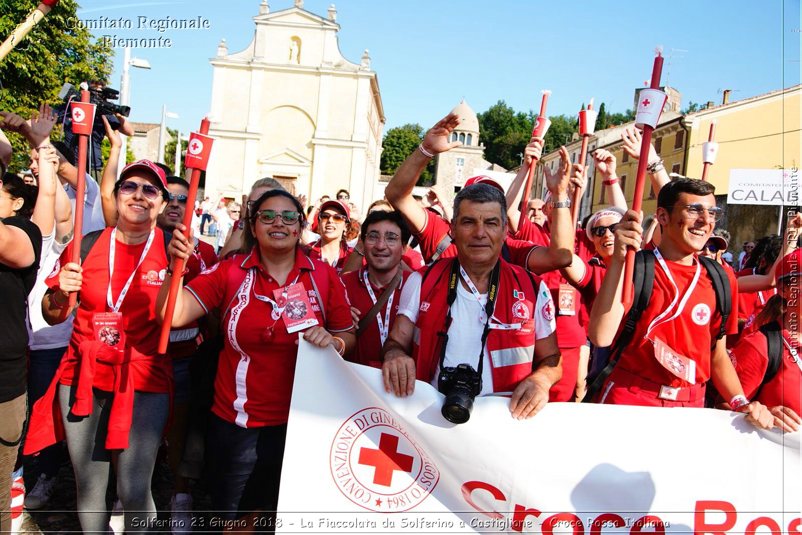 Solferino 23 Giugno 2018 - La Fiaccolata da Solferino a Castiglione - Croce Rossa Italiana- Comitato Regionale del Piemonte