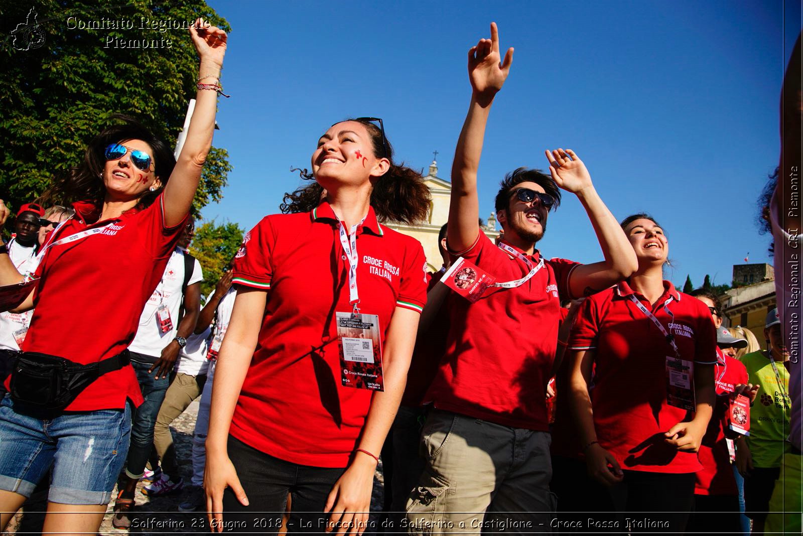 Solferino 23 Giugno 2018 - La Fiaccolata da Solferino a Castiglione - Croce Rossa Italiana- Comitato Regionale del Piemonte