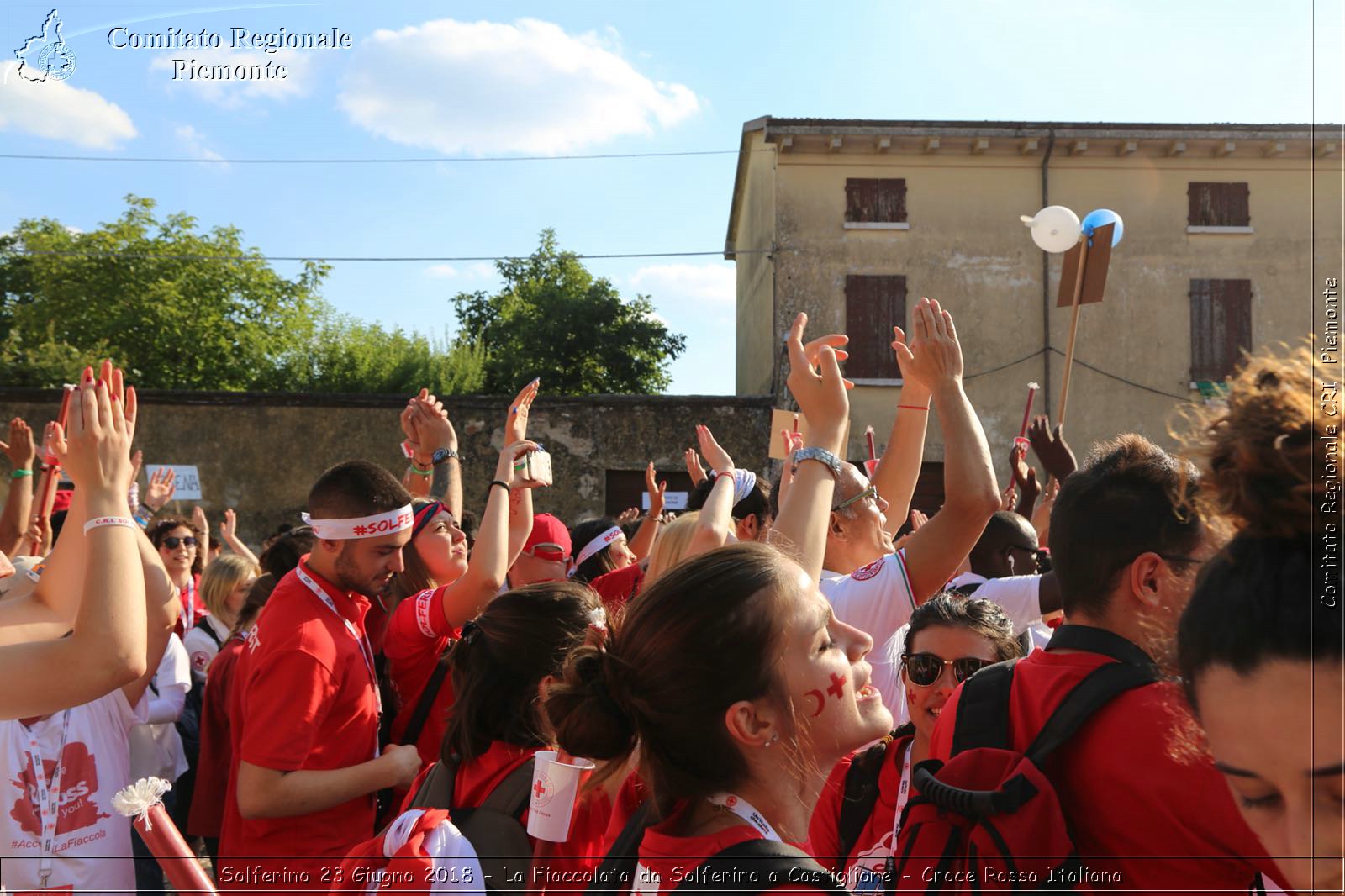 Solferino 23 Giugno 2018 - La Fiaccolata da Solferino a Castiglione - Croce Rossa Italiana- Comitato Regionale del Piemonte