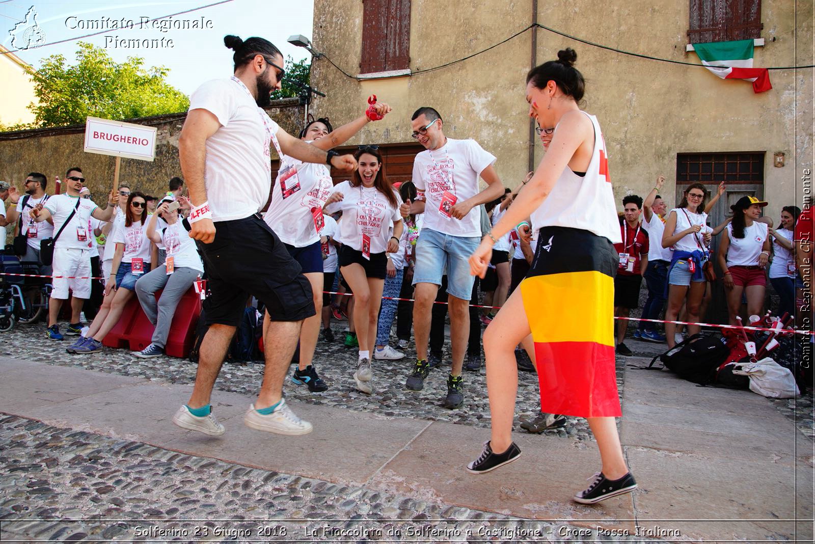 Solferino 23 Giugno 2018 - La Fiaccolata da Solferino a Castiglione - Croce Rossa Italiana- Comitato Regionale del Piemonte