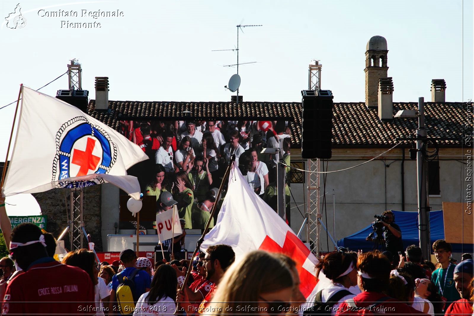 Solferino 23 Giugno 2018 - La Fiaccolata da Solferino a Castiglione - Croce Rossa Italiana- Comitato Regionale del Piemonte