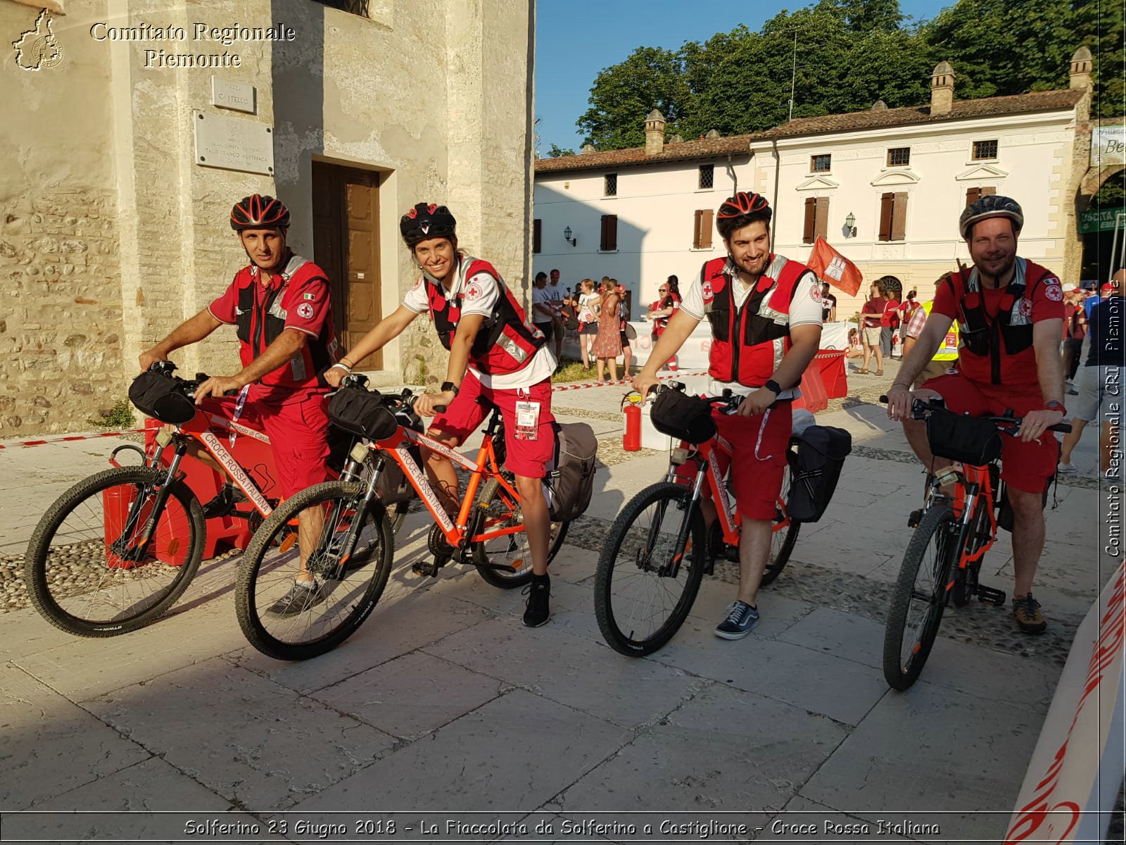 Solferino 23 Giugno 2018 - La Fiaccolata da Solferino a Castiglione - Croce Rossa Italiana- Comitato Regionale del Piemonte