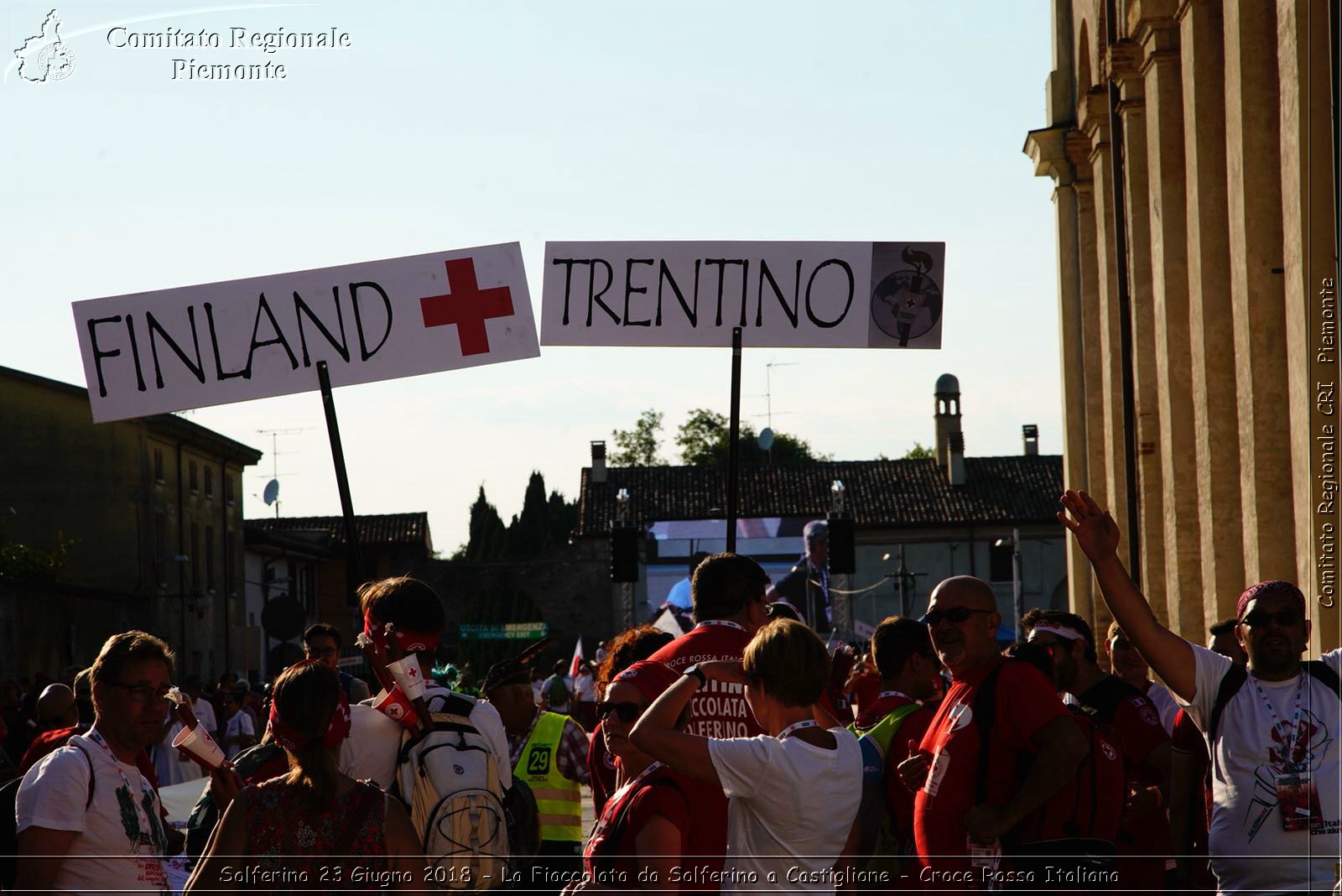 Solferino 23 Giugno 2018 - La Fiaccolata da Solferino a Castiglione - Croce Rossa Italiana- Comitato Regionale del Piemonte