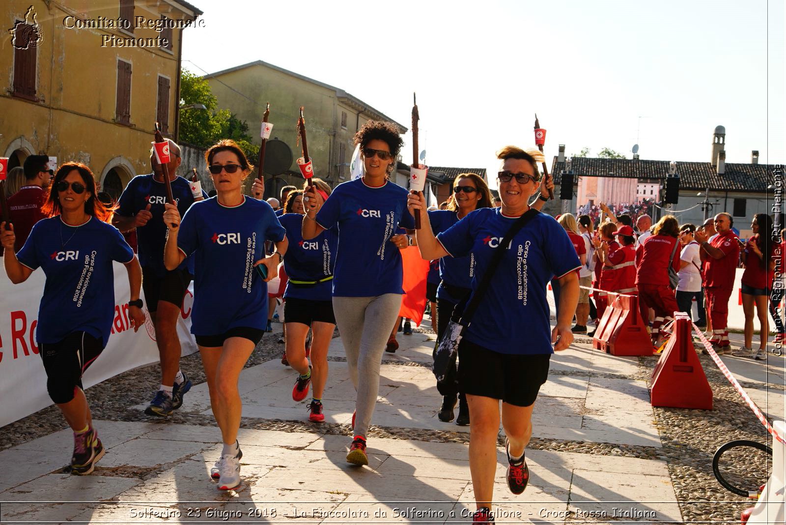 Solferino 23 Giugno 2018 - La Fiaccolata da Solferino a Castiglione - Croce Rossa Italiana- Comitato Regionale del Piemonte