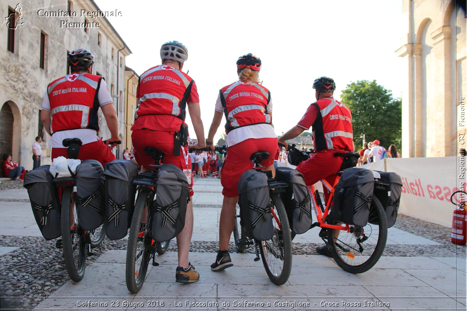 Solferino 23 Giugno 2018 - La Fiaccolata da Solferino a Castiglione - Croce Rossa Italiana- Comitato Regionale del Piemonte