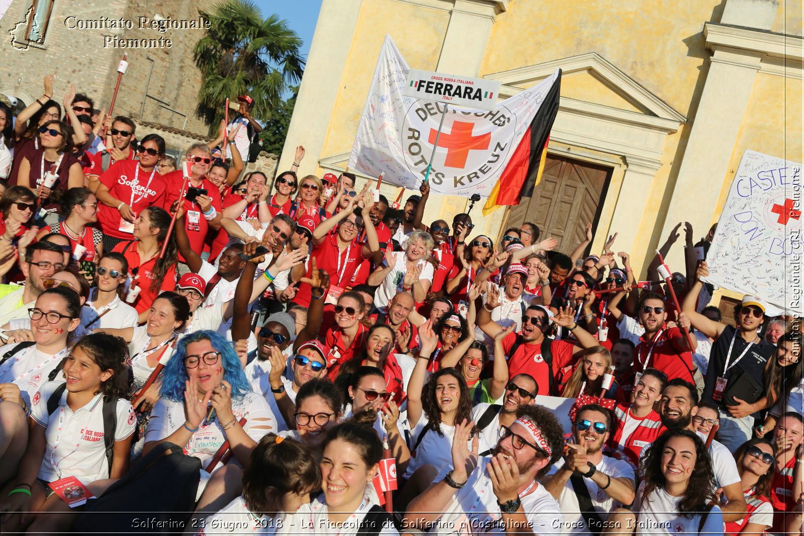 Solferino 23 Giugno 2018 - La Fiaccolata da Solferino a Castiglione - Croce Rossa Italiana- Comitato Regionale del Piemonte