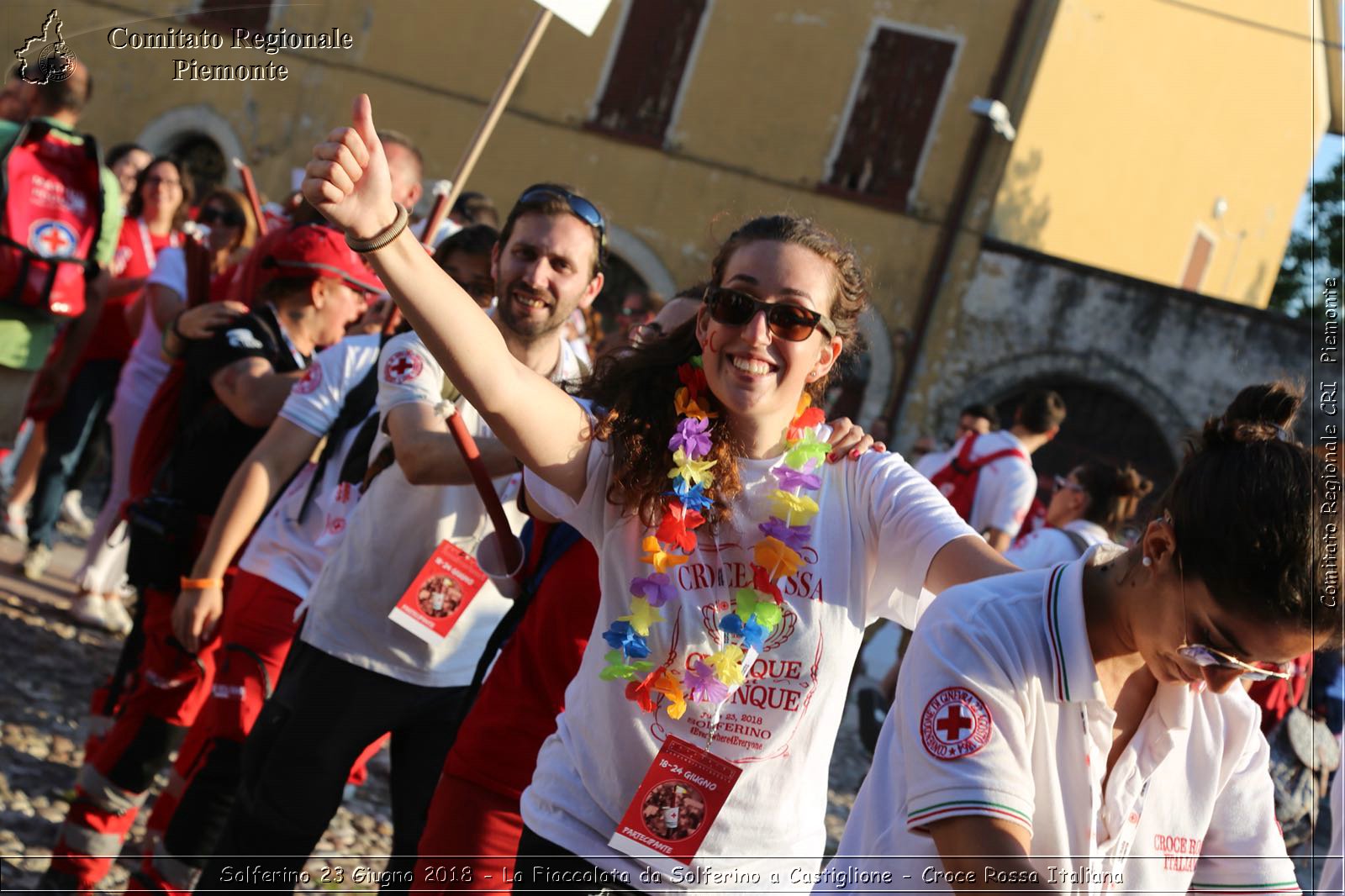 Solferino 23 Giugno 2018 - La Fiaccolata da Solferino a Castiglione - Croce Rossa Italiana- Comitato Regionale del Piemonte