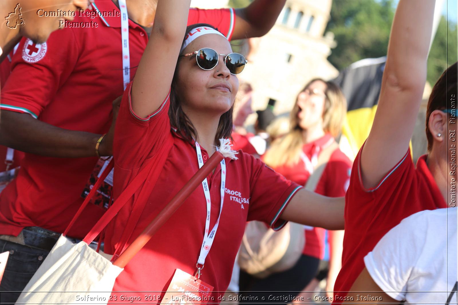 Solferino 23 Giugno 2018 - La Fiaccolata da Solferino a Castiglione - Croce Rossa Italiana- Comitato Regionale del Piemonte