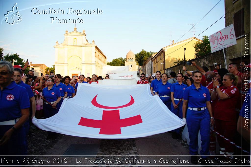 Solferino 23 Giugno 2018 - La Fiaccolata da Solferino a Castiglione - Croce Rossa Italiana- Comitato Regionale del Piemonte