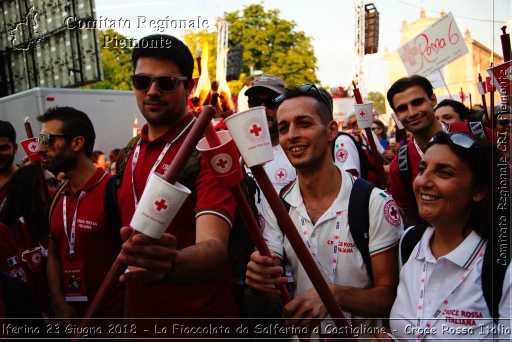 Solferino 23 Giugno 2018 - La Fiaccolata da Solferino a Castiglione - Croce Rossa Italiana- Comitato Regionale del Piemonte