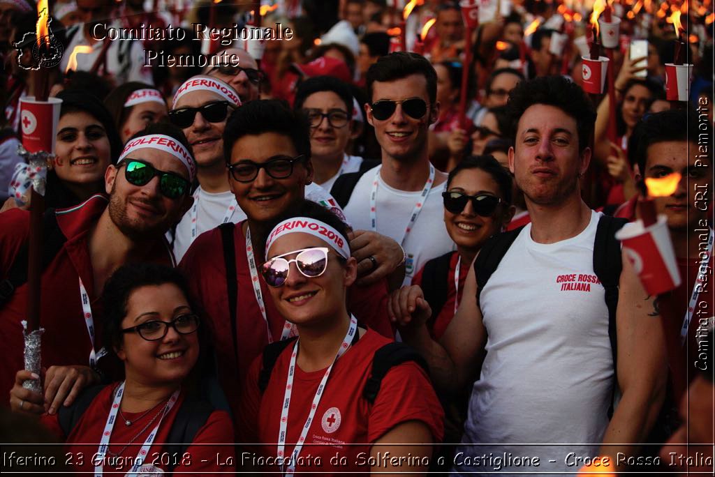 Solferino 23 Giugno 2018 - La Fiaccolata da Solferino a Castiglione - Croce Rossa Italiana- Comitato Regionale del Piemonte