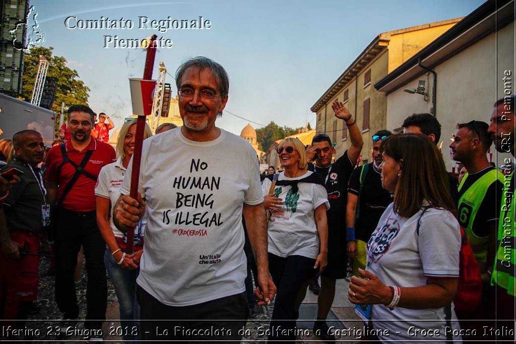 Solferino 23 Giugno 2018 - La Fiaccolata da Solferino a Castiglione - Croce Rossa Italiana- Comitato Regionale del Piemonte